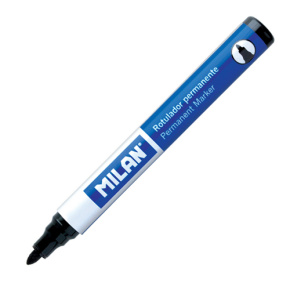 Popisovač MILAN Permanent Marker 4 mm, čierny