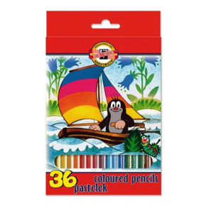 Pastelky KOH-I-NOOR šesťhranné, sada 36 ks