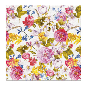 Obrúsky PAW AIRLAID 40x40 cm Herbal roses