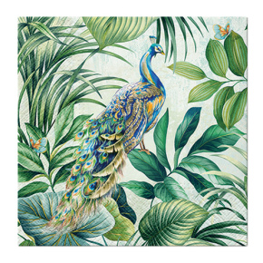 Obrúsky PAW L 33x33cm Peacock
