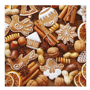 Obrúsky PAW L 33x33cm Rustic Gingerbread Obrúsky PAW L 33x33cm Rustic Gingerbread