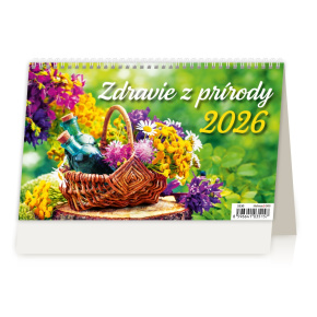 Stolový kalendár 2026 Zdravie z prírody