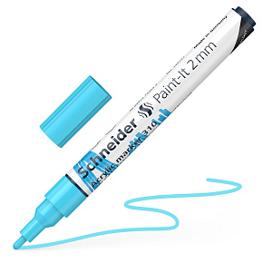 Popisovač Schneider Paint-It 310 Acrylic Marker 2mm - Pastel modrá