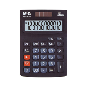 Kalkulačka stolová M&G MGC-MX12B, 12-miestna - čierna Kalkulačka stolová M&G MGC-MX12B, 12-miestna - čierna