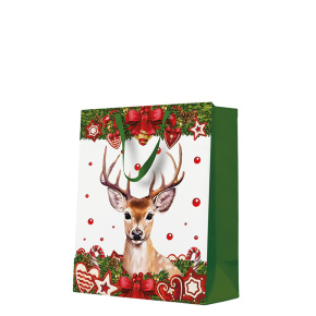 Darčeková taška veľká - Red Deer 26,5x13x33,5 cm