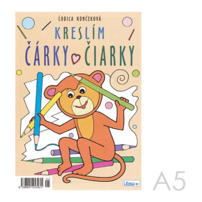 Omaľovanka A5 Litera - Kreslím čiarky