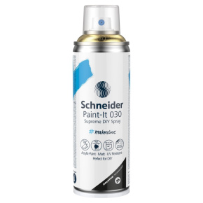 Akrylový sprej Schneider 200 ml Paint-It 030 - zlatý metalický