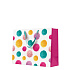 Darčeková taška Colorful Pompoms hotrizontal 26,5x33x13,5 cm