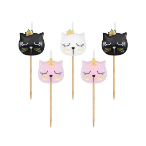 Sviečka tortová - Mačka 7 cm (5 ks) Sviečka tortová - Mačka 7 cm (5 ks)