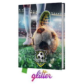 Pamätník JUNIOR 14x18 cm, 80 list. čistý - Futbal