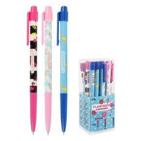 Pero guľôčkové M&G Semi-Gel Flamingos 0,5 mm (3 dizajny v balení)