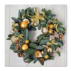 Obrúsky TaT 33x33cm Golden Wreath Obrúsky TaT 33x33cm Golden Wreath