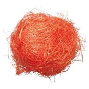 Dekoračný sisal 30g - oranžový