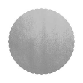 Podložky lepenkové 36 cm - strieborné, 25 ks Podložky lepenkové 36 cm - strieborné, 25 ks