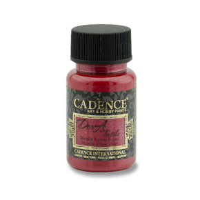 Textilná farba Cadence, metal. červená, 50 ml