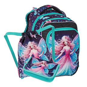 Školský batoh (3-dielny set) BagMaster Beta 26 A - Víla