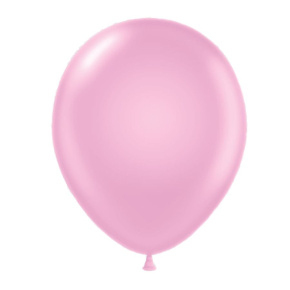 Balón Pastel 25 cm, svetlo ružový /100ks/