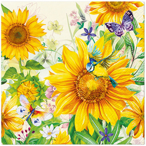 Obrúsky PAW L 33x33cm Wild Sunflowers Obrúsky PAW L 33x33cm Wild Sunflowers