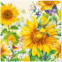 Obrúsky PAW L 33x33cm Wild Sunflowers