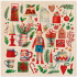 Obrúsky PAW L 33x33cm We Care Christmas Motifs