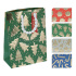 Darčeková taška vianočná 30x12x40 cm (mix 4 dizajnov /cena za 1 ks)