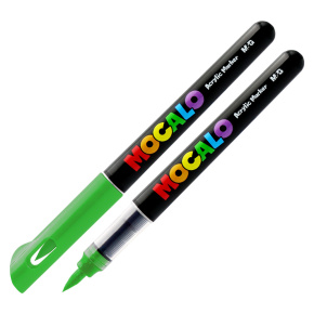 Popisovač M&G MOCALO Acrylic Marker, štetcový hrot - Dark Green 532 Popisovač M&G MOCALO Acrylic Marker, štetcový hrot - Dark Green 532