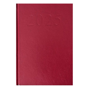 Diár A5 1 strana/1 deň 2025 - Standard bordový