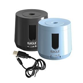 Strúhadlo elektrické EAGLE TY49 USB (čierne, modré  /cena 1ks)