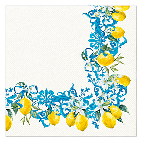 Obrúsky PAW AIRLAID 40x40 cm - Citrus Baroque