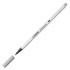 Fix so štetcovým hrotom pre rôzne šírky čiar STABILO Pen 68 Brush, studená šedá