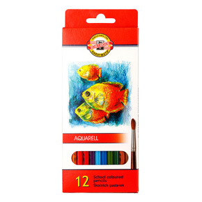 Pastelky KOH-I-NOOR akvarelové, sada 12 ks