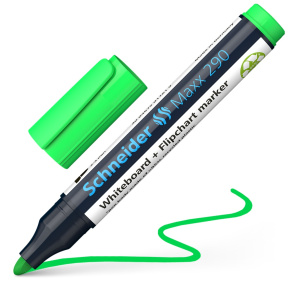 Popisovač Schneider Maxx 290 na biele tabule - sv. zelená Popisovač Schneider Maxx 290 na biele tabule - sv. zelená