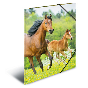 Doska s gumičkou PP A4 Horses - kôň