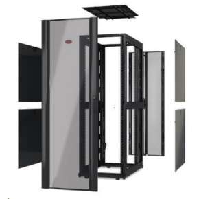 Skriňa APC NetShelter SX 42U 750 mm široká x 1070 mm hlboká bez dverí, čierna