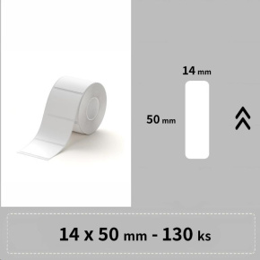 Niimbot štítky RP 15x50mm 125ks Bílé pro D11, D11-M, D110, D110-H Niimbot štítky RP 15x50mm 125ks Bílé pro D11, D11-M, D110, D110-H