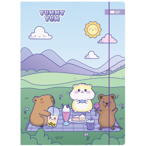 Doska s gumičkou Happy Color 24 x 31 cm (A4) kartón - CapyBara 1 Doska s gumičkou Happy Color 24 x 31 cm (A4) kartón - CapyBara 1