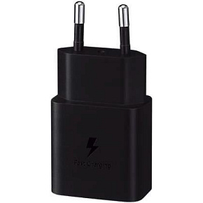 Samsung cestovní nabíječka EP-T2510NB, Fast Charging 25W, USB-C, černá, EU Samsung cestovní nabíječka EP-T2510NB, Fast Charging 25W, USB-C, černá, EU