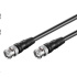 PREMIUMCORD BNC kábel pre audio/video 75 Ohm 1m M/M