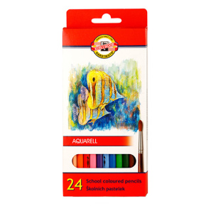 Pastelky KOH-I-NOOR akvarelové, sada 24 ks
