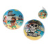 Lopta 20cm Pirates 10m+ v sieťke