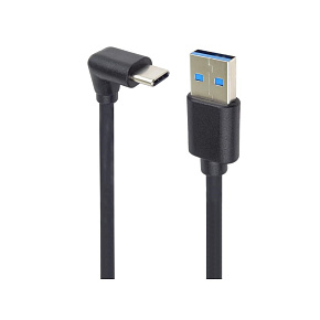 PremiumCord Kabel USB typ C/M zahnutý konektor 90° - USB 3.0 A/M, 2m PremiumCord Kabel USB typ C/M zahnutý konektor 90° - USB 3.0 A/M, 2m