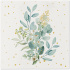 Obrúsky PAW AIRLAID 40x40 cm - Eucalyptus Bouquet