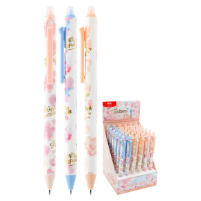 Pero gélové /gumovacie M&G Sakura time, hrot 0,7 mm (3 dizajny) - modrá náplň Pero gélové /gumovacie M&G Sakura time, hrot 0,7 mm (3 dizajny) - modrá náplň