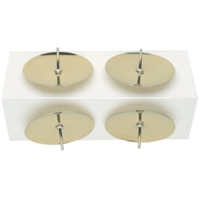 Bodce na sviečky 4 cm (4 ks) zlaté Bodce na sviečky 4 cm (4 ks) zlaté