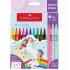Popisovače Faber-Castell Castle set 10+3 Glitter farebné