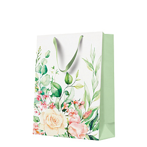 Darčeková taška Floral Moments, veľká 26,5x33x13,5 cm