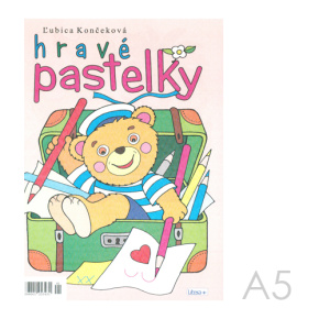 Omaľovanka A5 Litera - Hravé pastelky