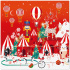Obrúsky PAW L 33x33cm Winter Wonderland Christmas
