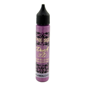 Metalická kontúra CADENCE, cyklámenová, 25 ml