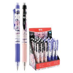 Pero gélové /gumovacie M&G Pink Fantasy 0,5 mm - modrá náplň (2 dizajny) Pero gélové /gumovacie M&G Pink Fantasy 0,5 mm - modrá náplň (2 dizajny)
